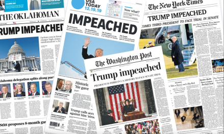 Trump impeached